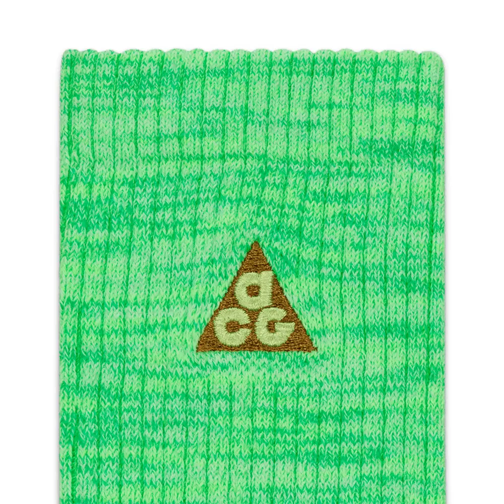 ACG Everyday Cushioned Crew Socks (1 Pair) 'Mean Green' - Image 3
