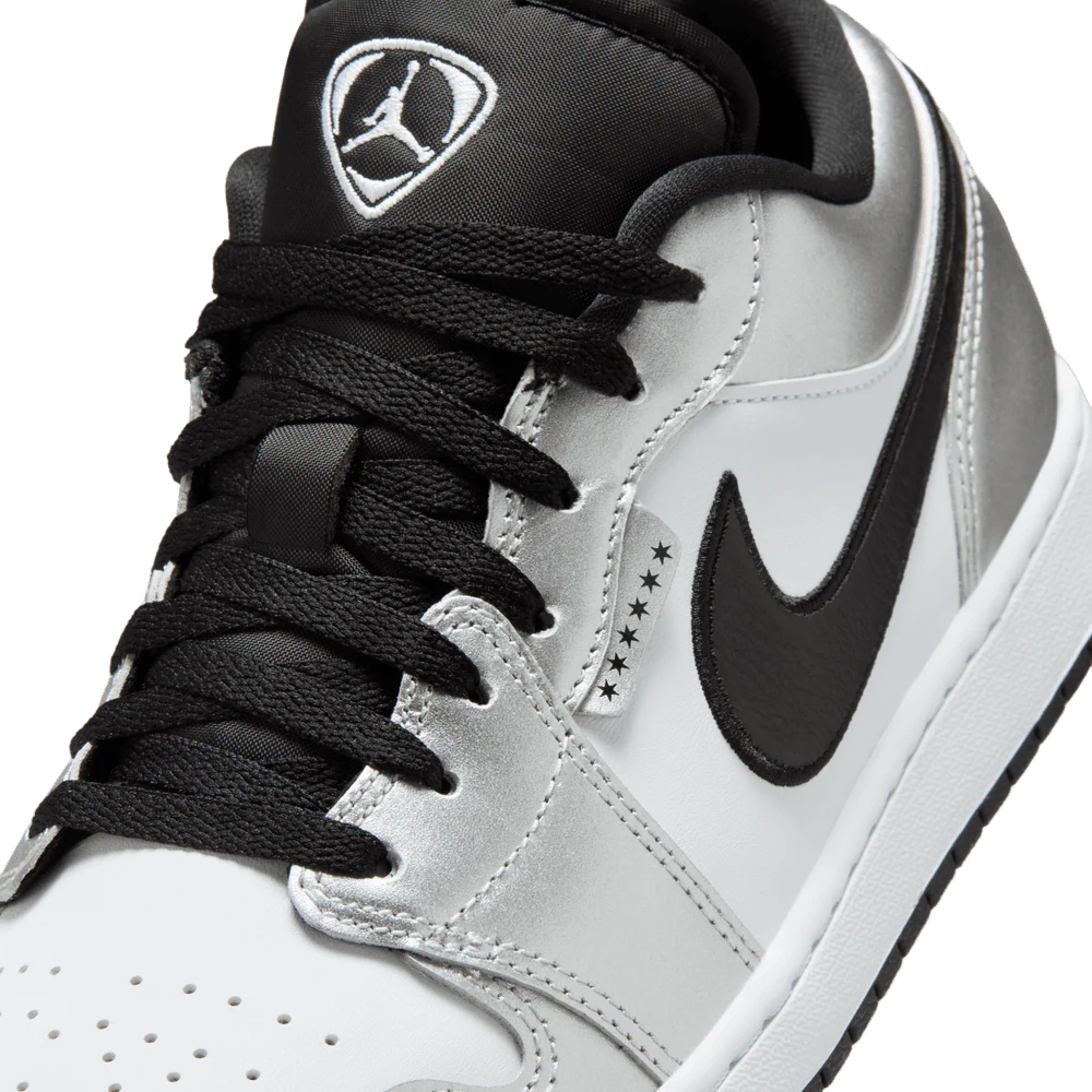 Air Jordan 1 Low SE Tiempo 'Metallic Silver' - Image 7