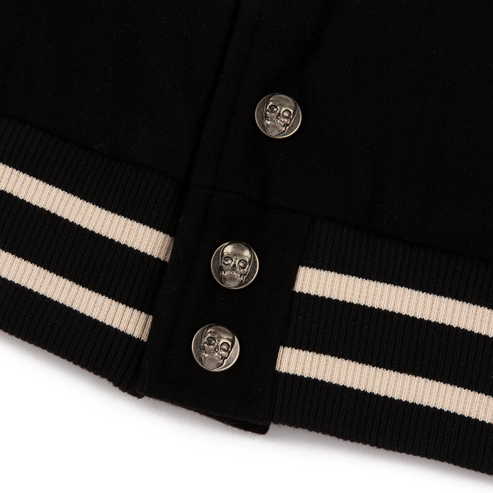 Chrome Seduction Varsity Jacket 'Black' - Image 4
