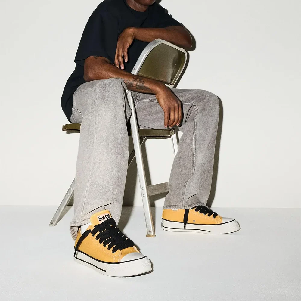 Chuck Taylor Throwback Ox 'Banana Yellow' - Image 7