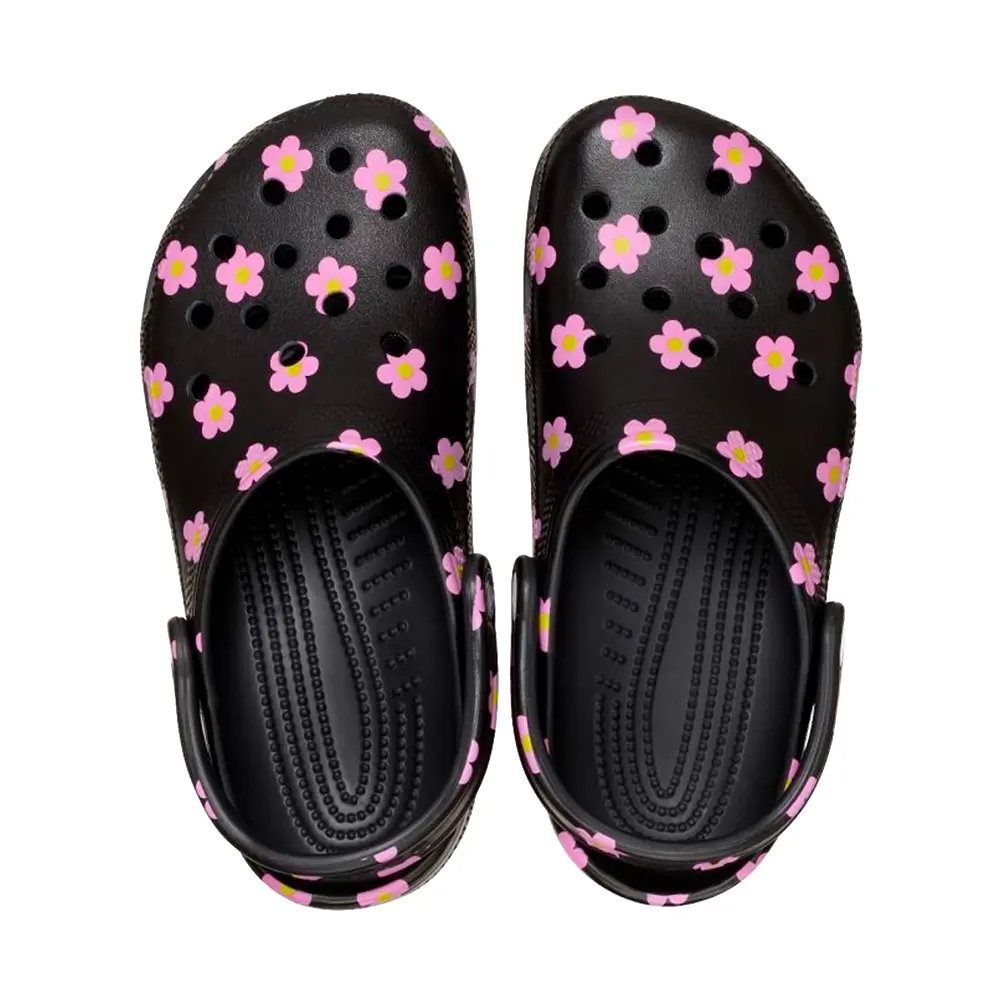 Classic Flower Clog 'Black' - Image 4
