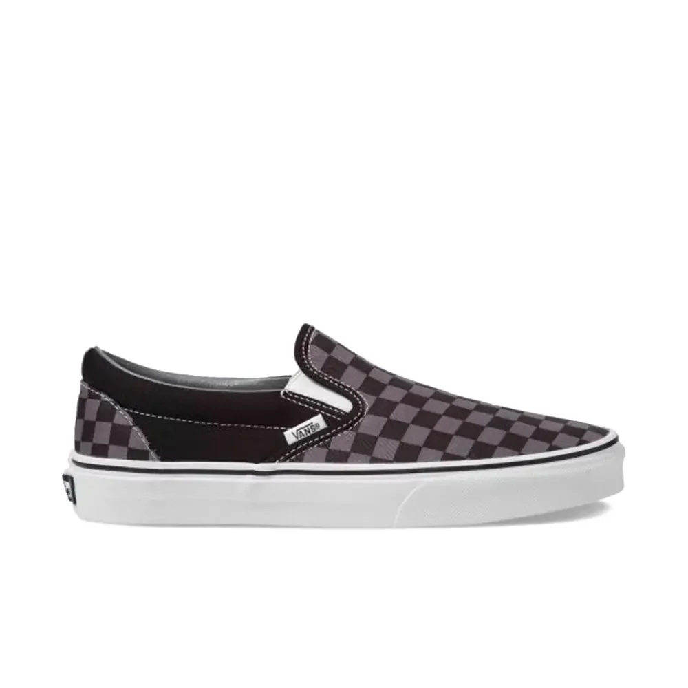 Classic Slip-On Checkerboard 'Black Pewter Grey'