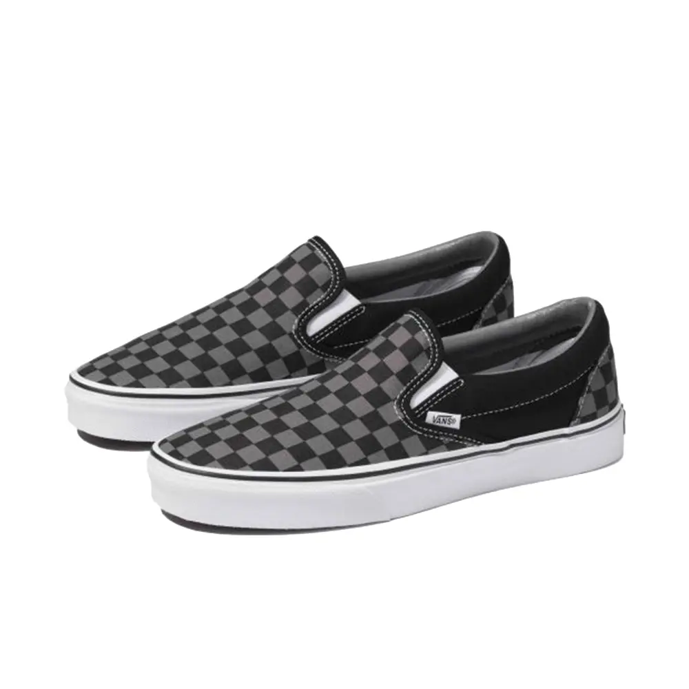 Classic Slip-On Checkerboard 'Black Pewter Grey' - Image 2