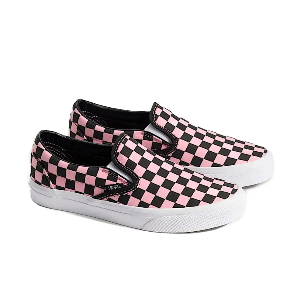 Classic Slip-On Checkerboard 'Pop Pink Black' - Image 3