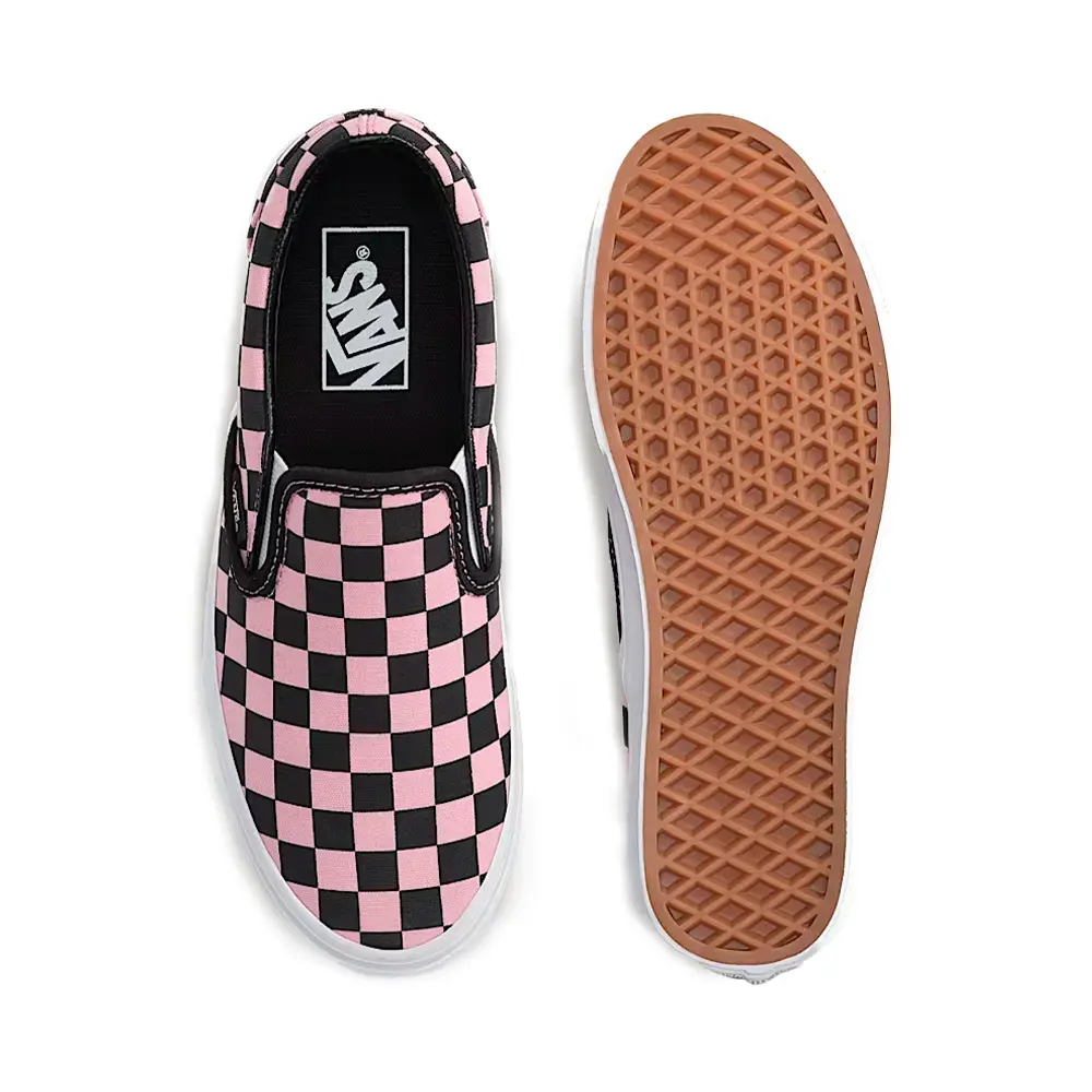 Classic Slip-On Checkerboard 'Pop Pink Black' - Image 4