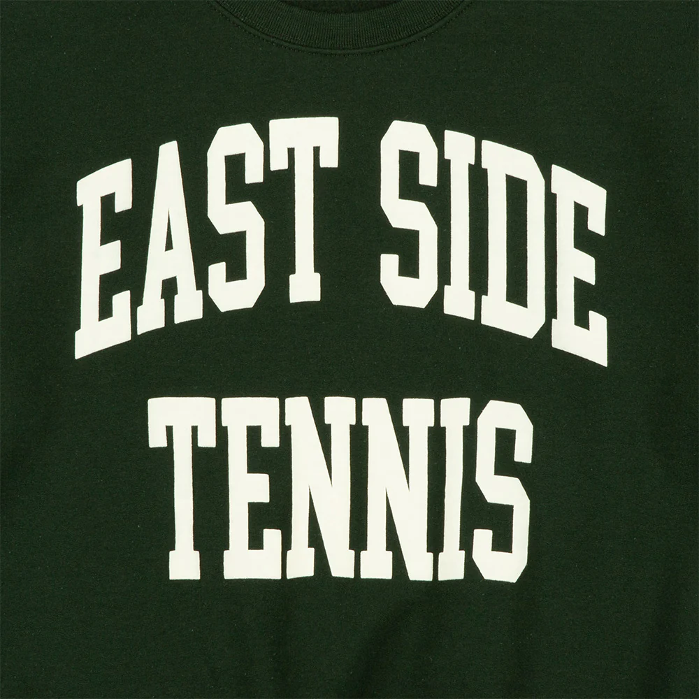 East Side Tennis Club Collegiate Crew Neck 'Green' - Image 4