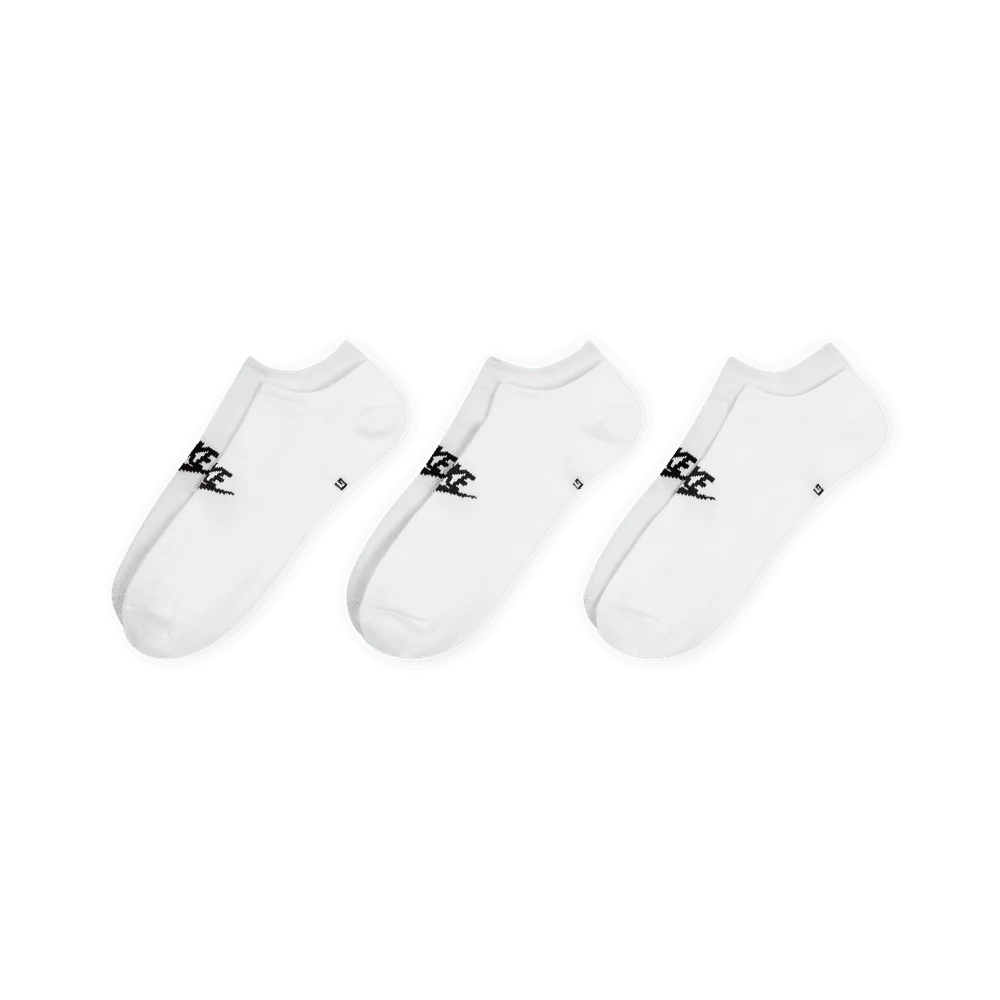 Everyday Essential No-Show Socks (3 Pairs) 'White'