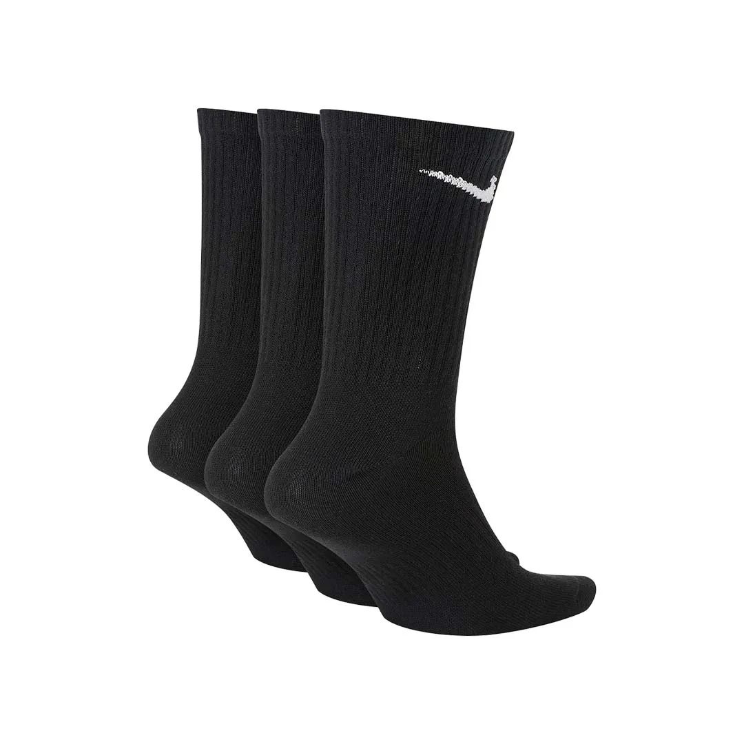 Everyday Lightweight Training Crew Socks (3 Pairs) 'Black' - Image 5