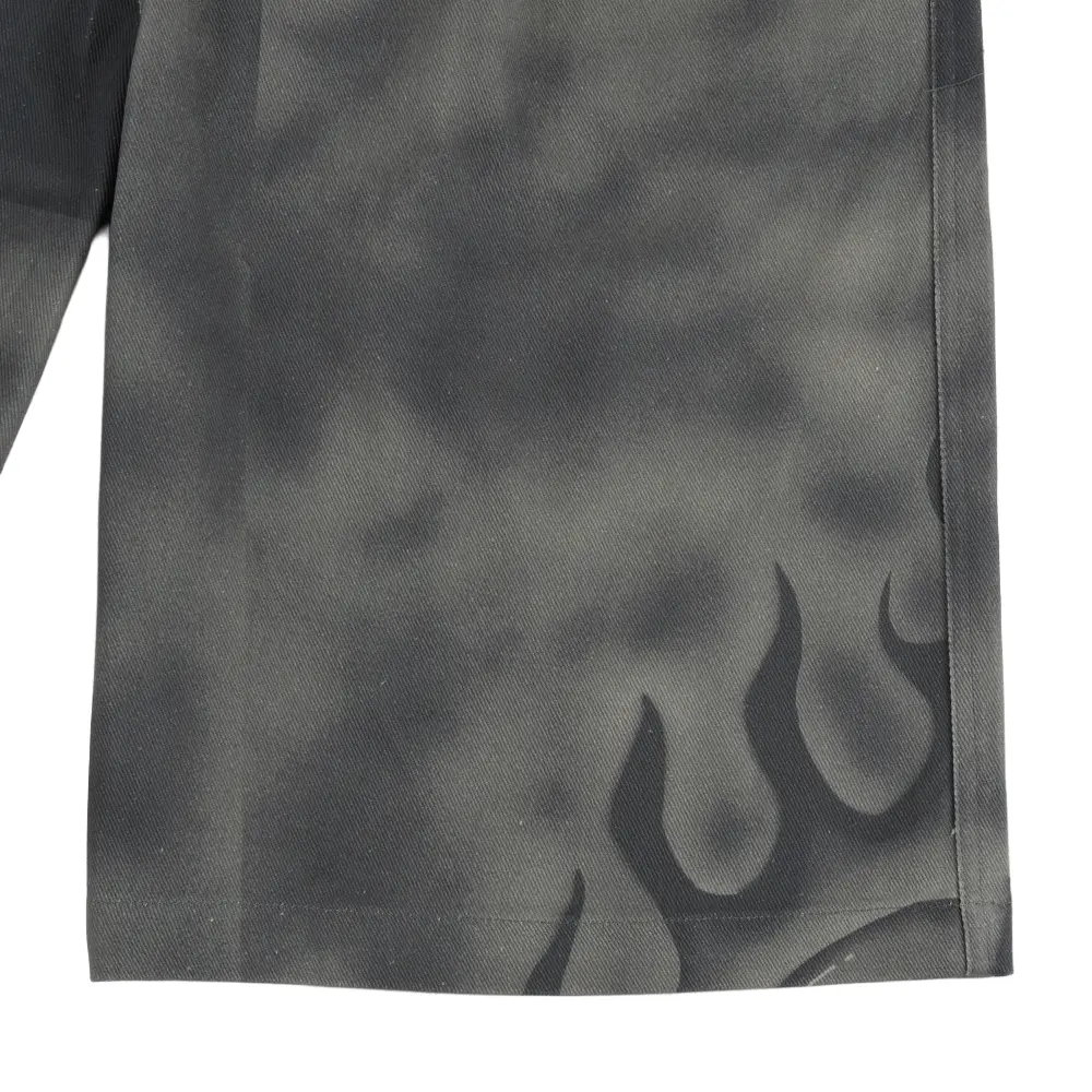 Flaming Dolphin Shorts 'Grey' - Image 5