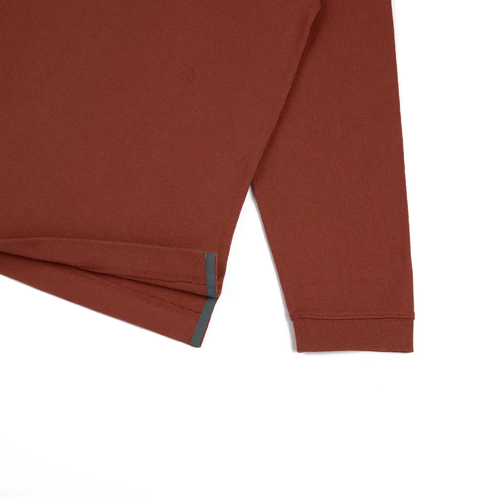 Heavy Cotton Pocket LS Tee 'Red' - Image 6