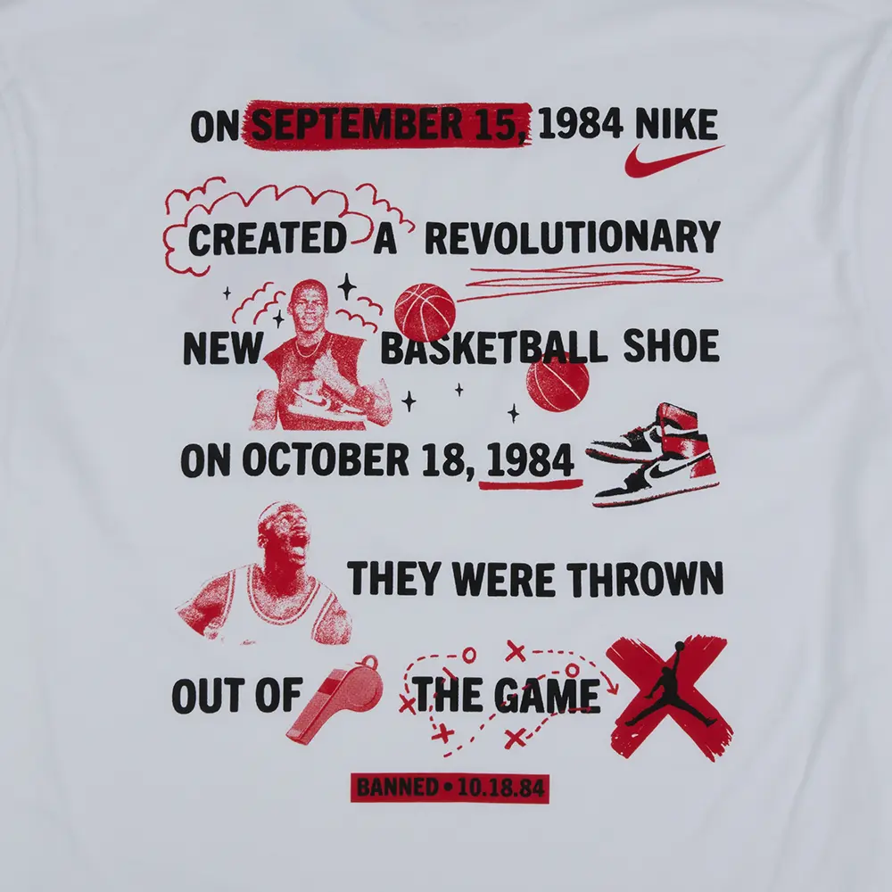 Jordan Brooklyn Tee 'White' - Image 5