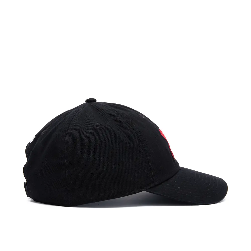Jordan Club Unstructured Curved-Bill Hat 'Black White' - Image 4