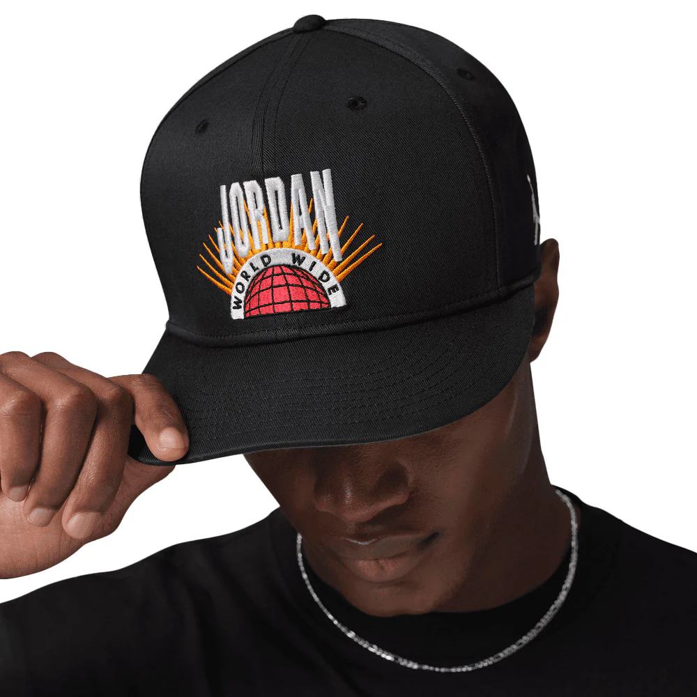 Jordan Essentials Pro Structured Flat Bill Hat 'Black' - Image 7