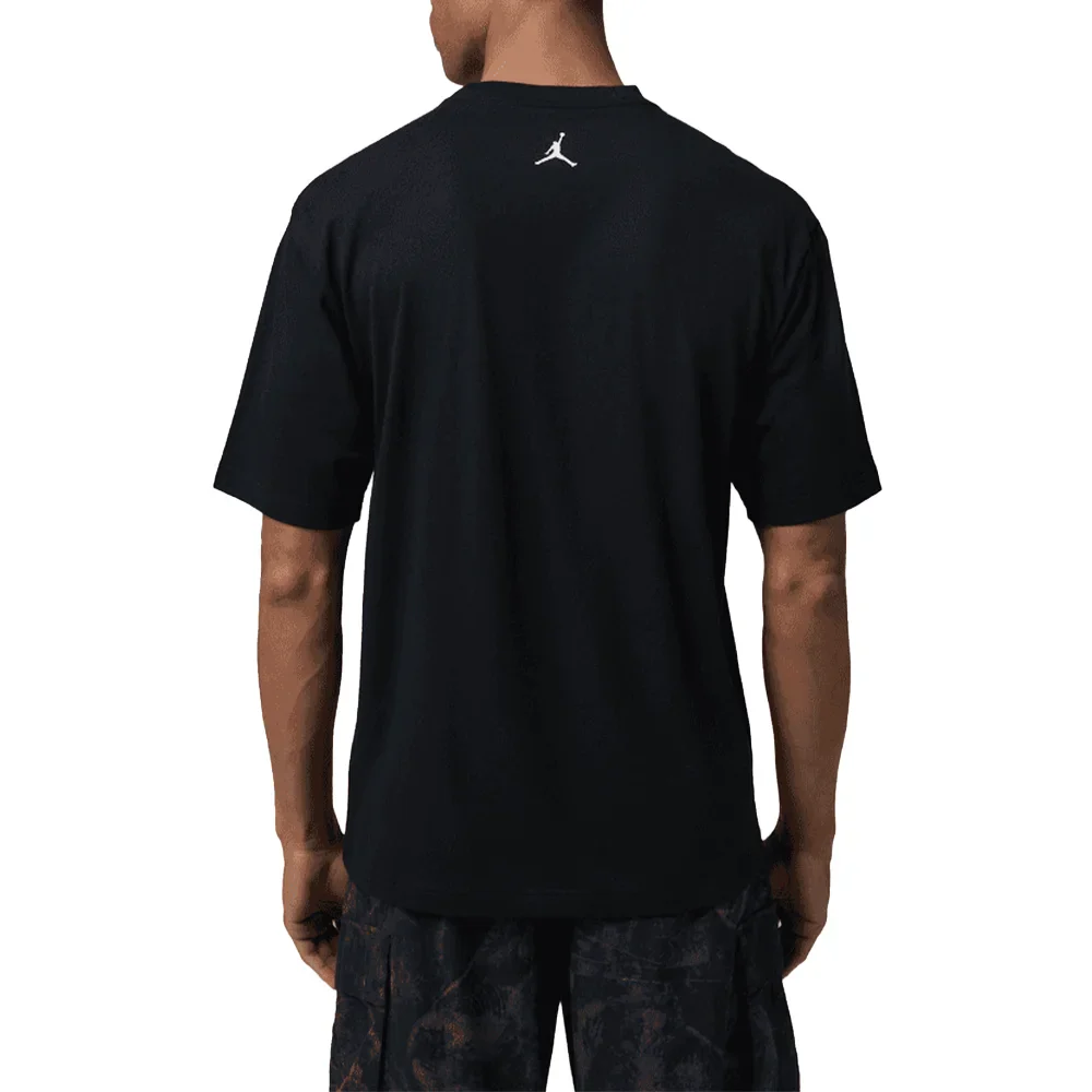 Jordan Fish Graphic Short Sleeve Tee 'Black White' - Image 7