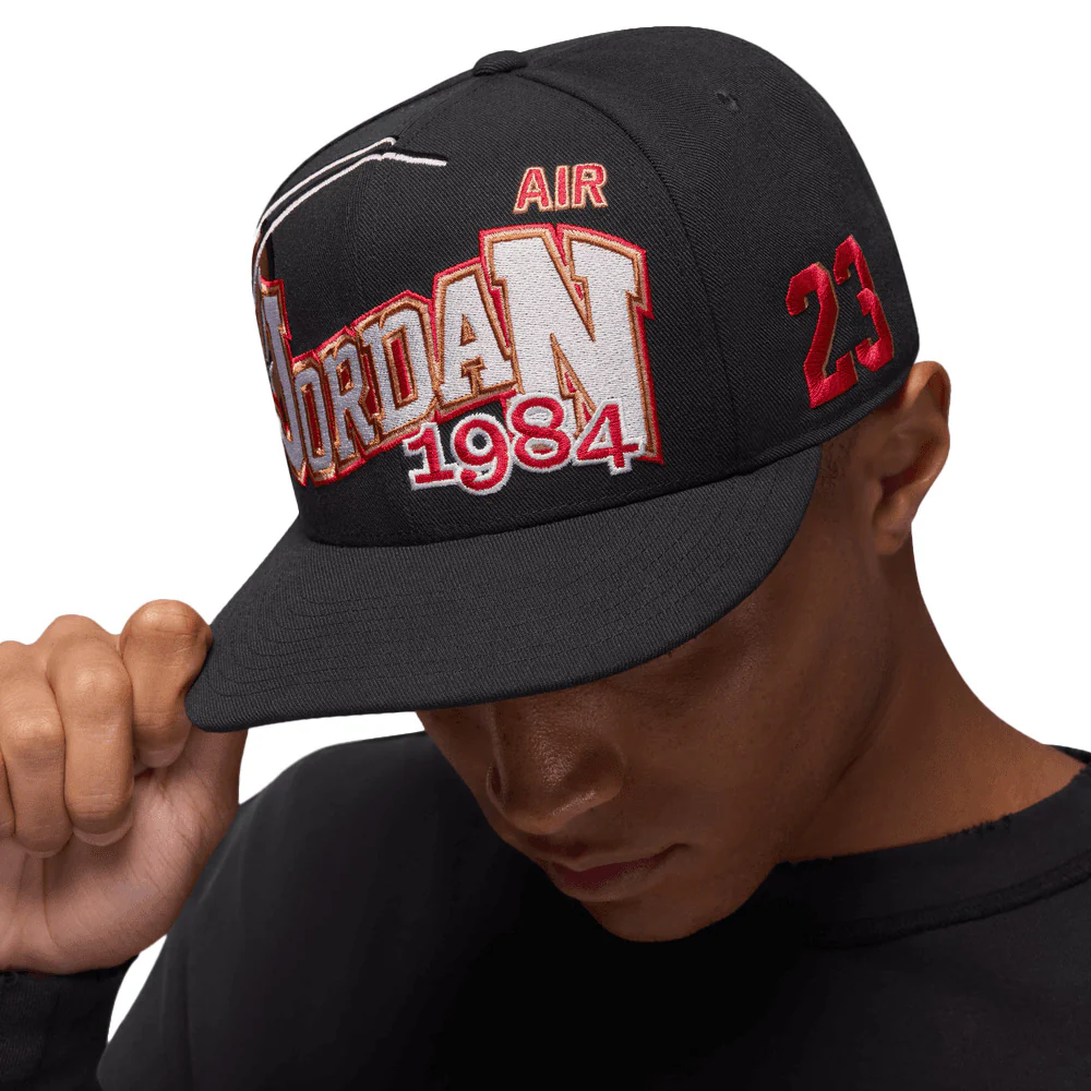 Jordan Pro Structured 1984 Cap 'Black' - Image 7