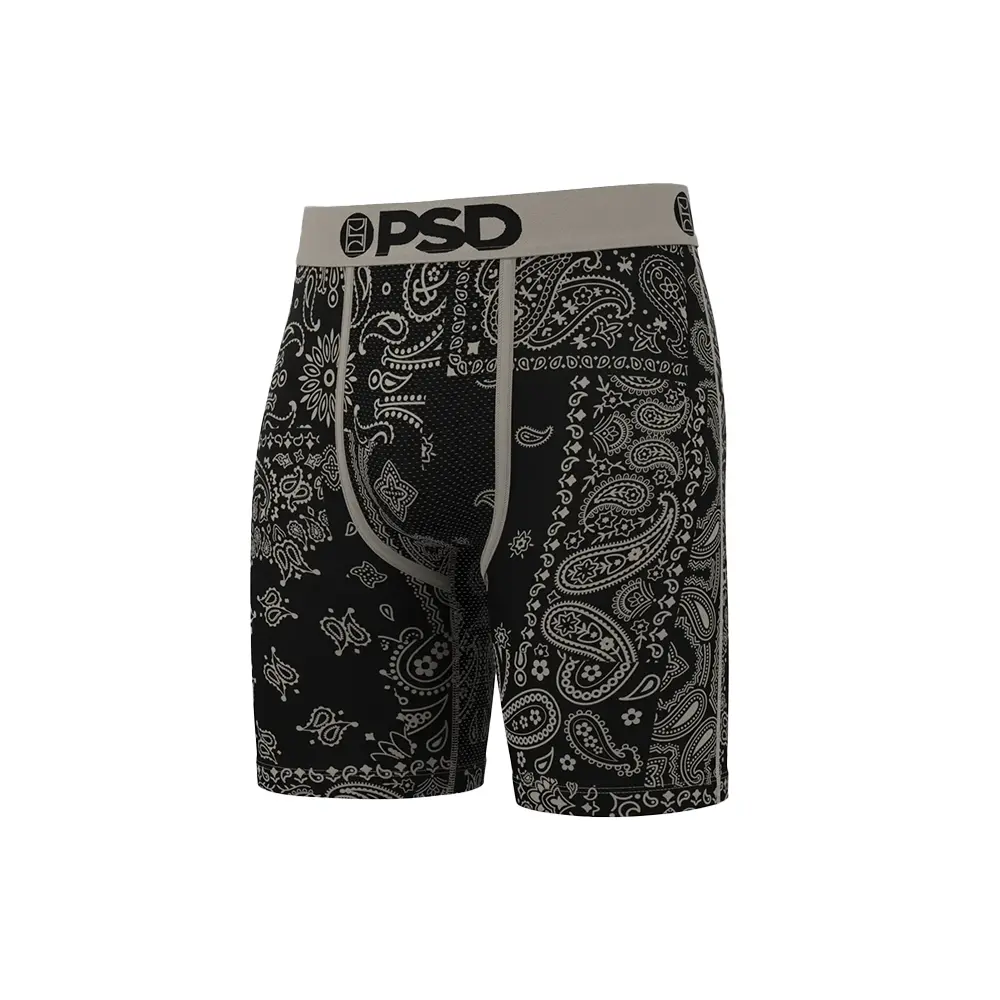 Khaki Paisley Boxer Briefs - Image 2