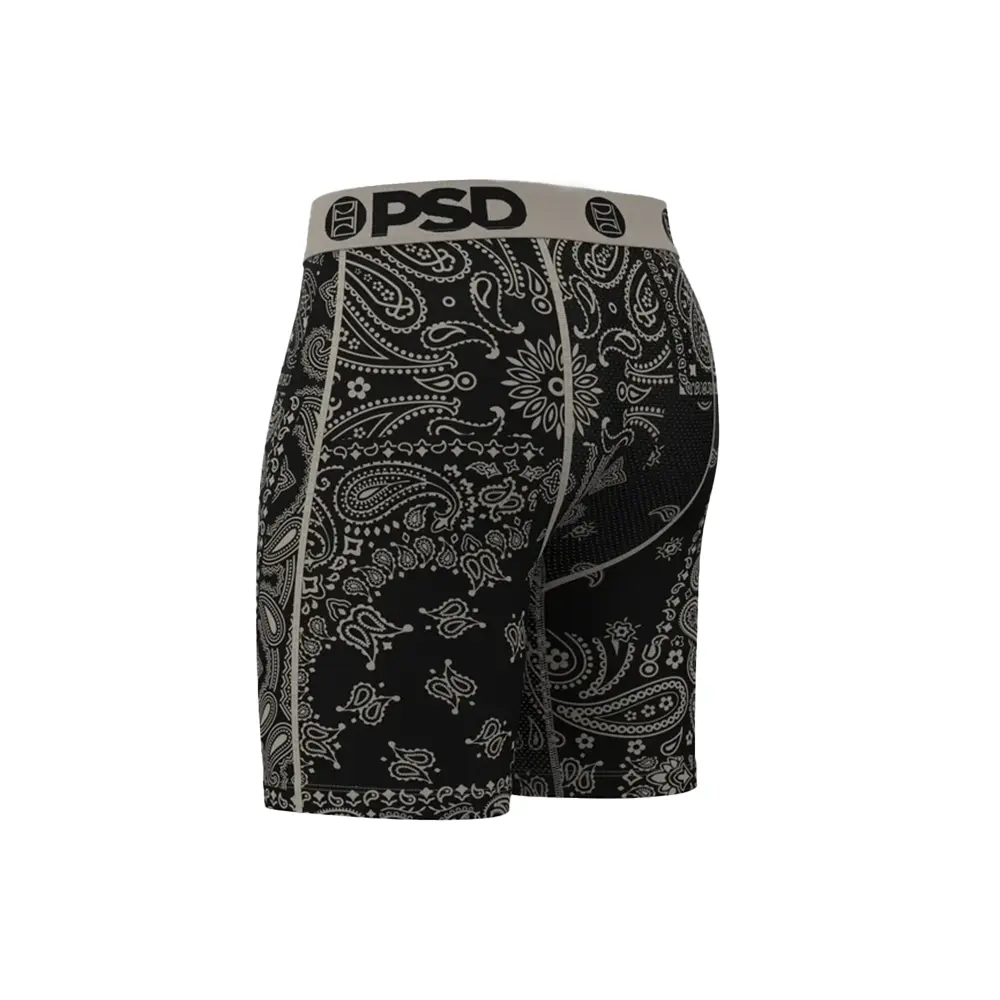 Khaki Paisley Boxer Briefs - Image 3