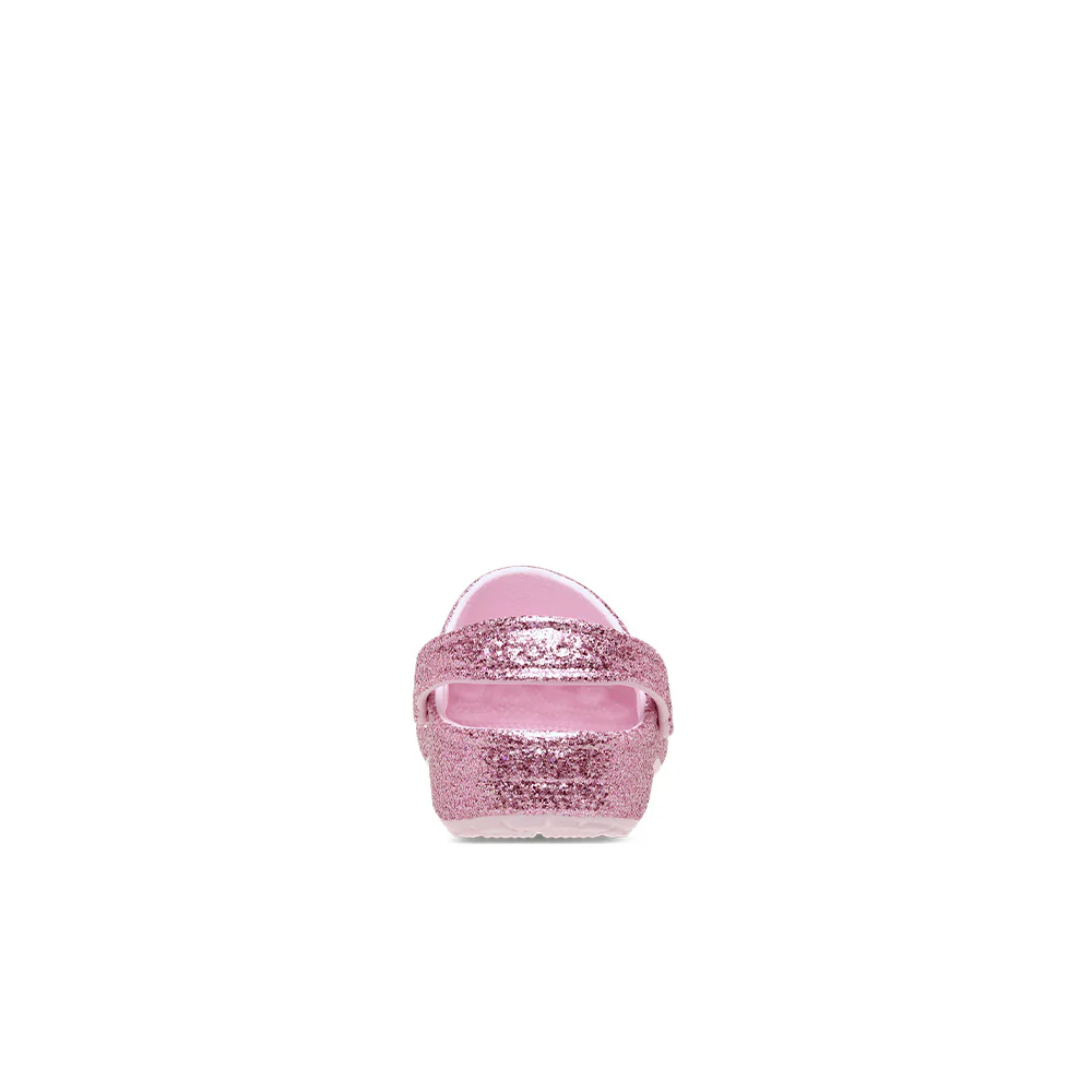 Kids Classic Chunky Glitter Clog 'Pink Milk' - Image 3