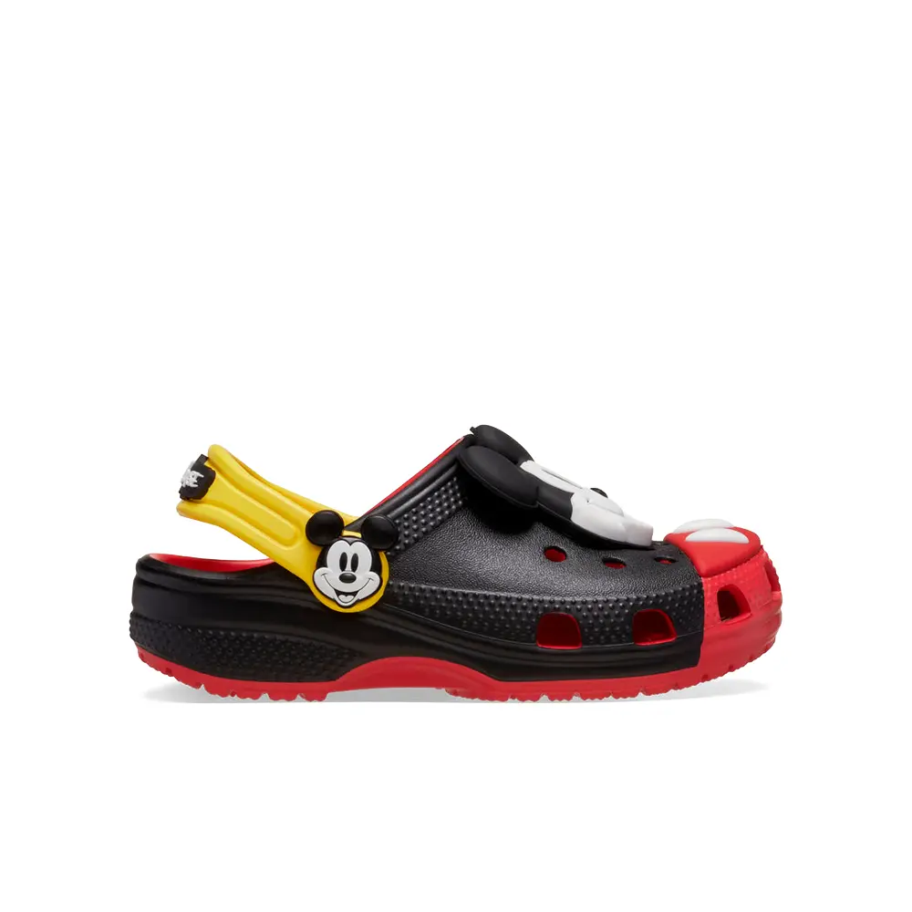 Kids Mickey Mouse Classic Clog 'Black Red'