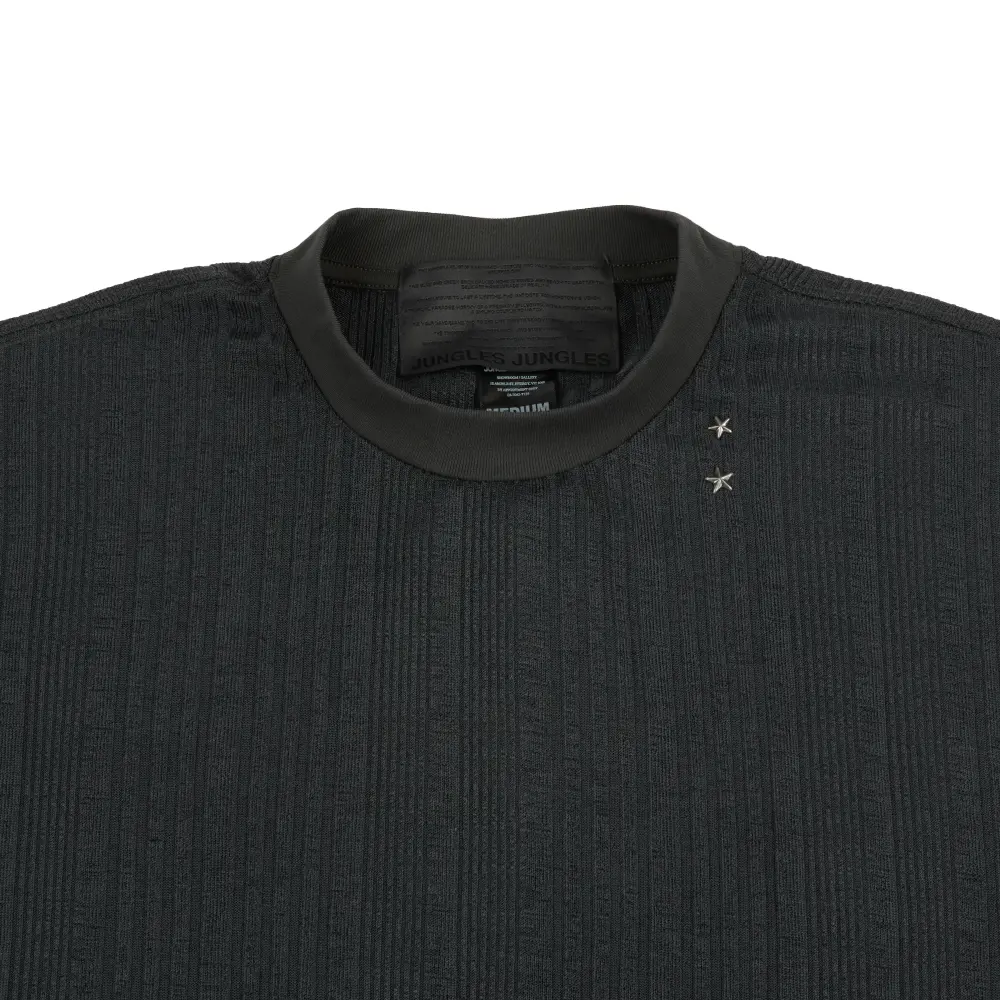 Knit Stripe Tee 'Navy' - Image 3