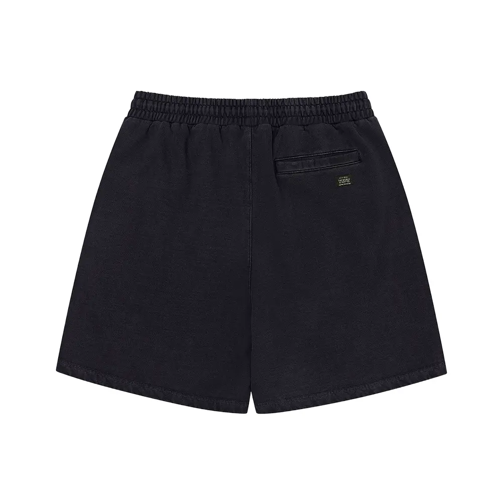 KRB Washed Embroidered Shorts 'Charcoal' - Image 2