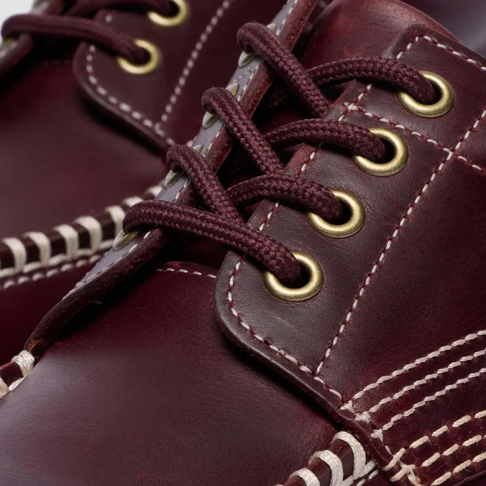 Lowell Leather Moc Toe 'Cherry Red - Orleans' - Image 7