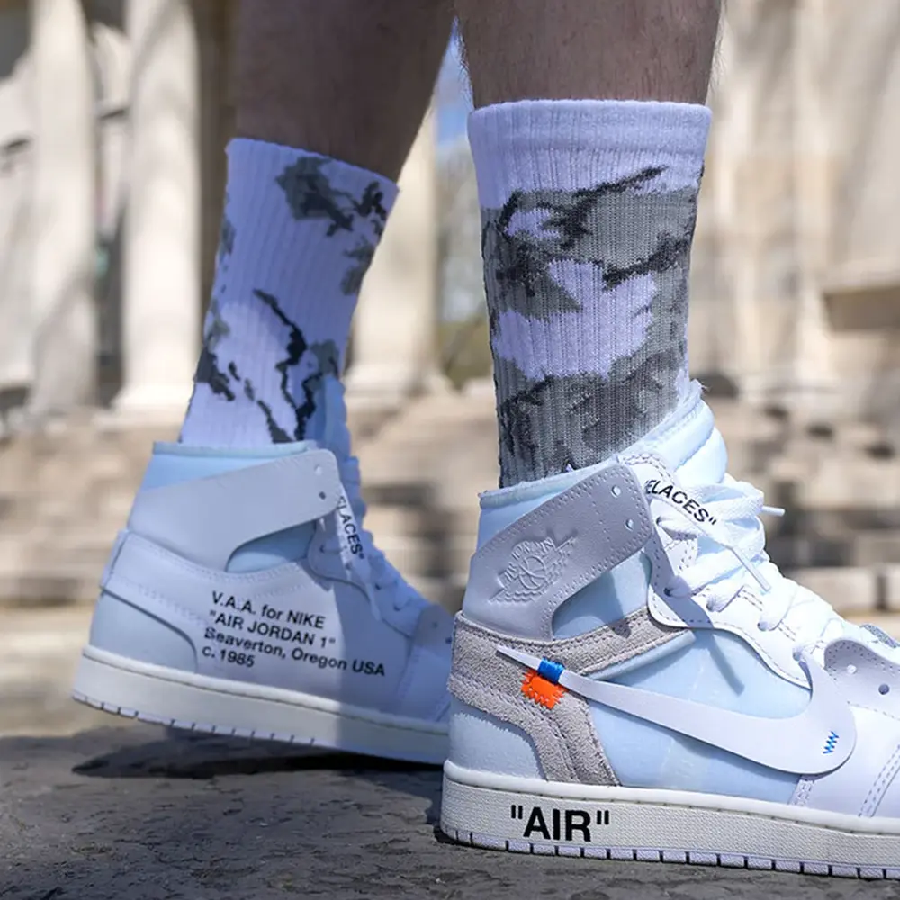 Marble Socks 'White Carrara' - Image 2