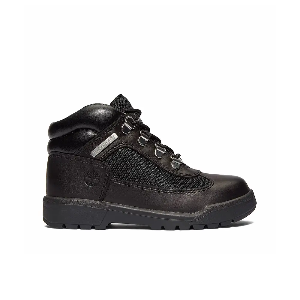 Mixed-Media Field Boots GS 'Black Nubuck'