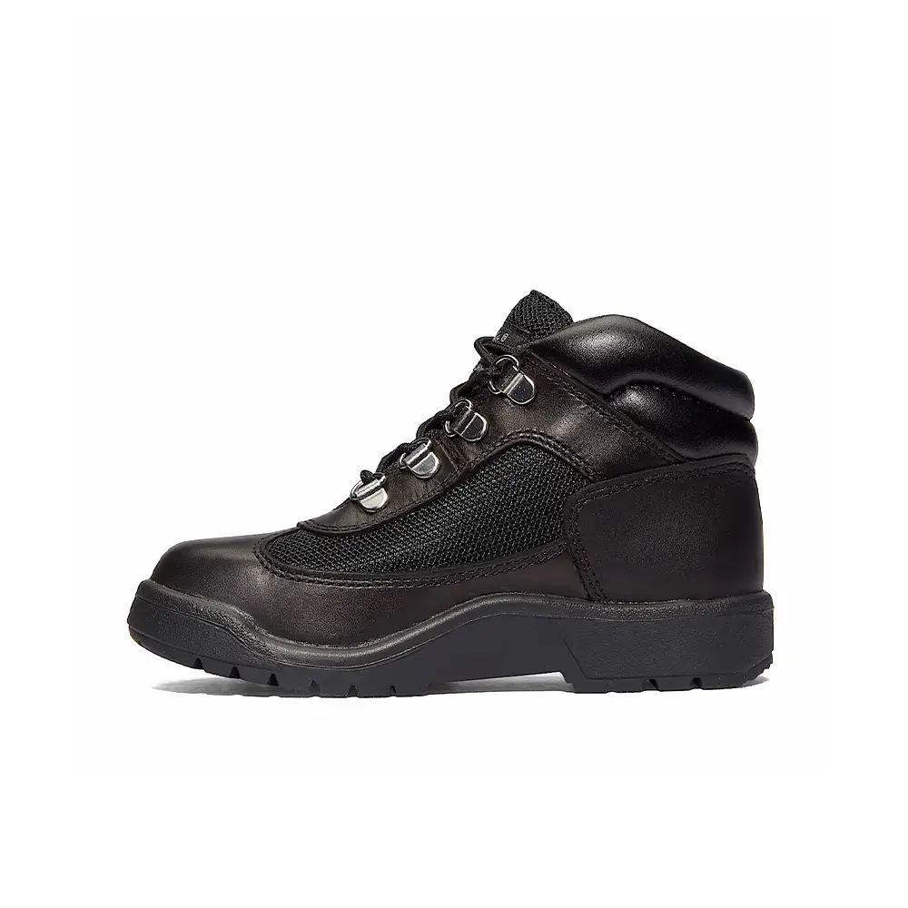 Mixed-Media Field Boots GS 'Black Nubuck' - Image 3