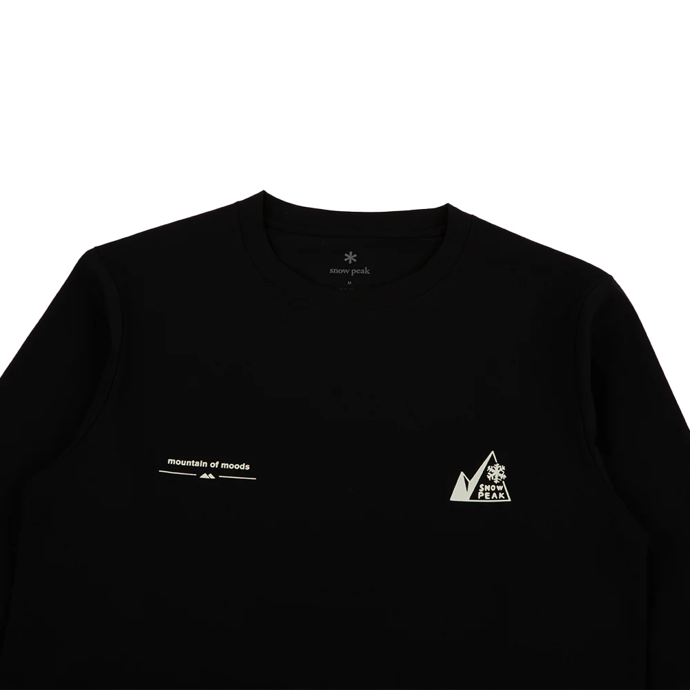 Mountain Of Moods Satoyama Long Sleeve T-Shirt 'Black' - Image 3