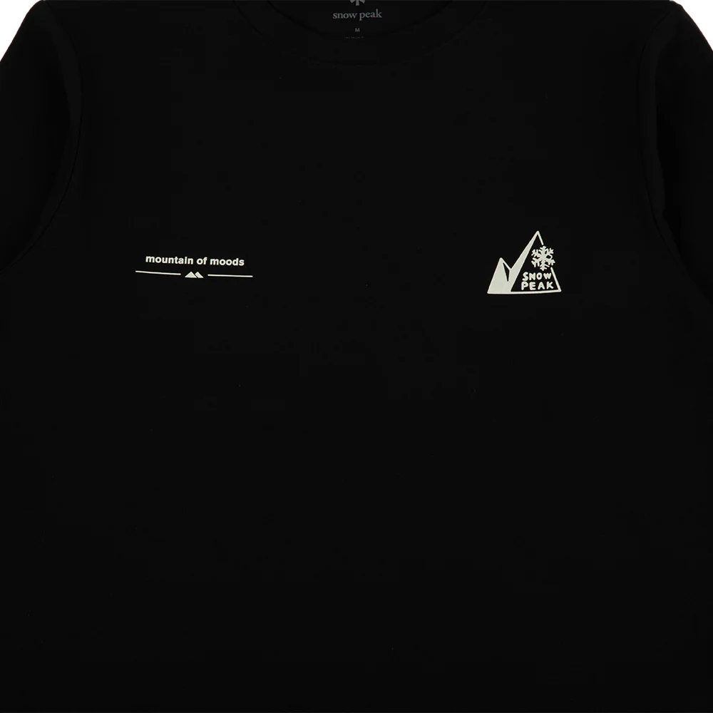 Mountain Of Moods Satoyama Long Sleeve T-Shirt 'Black' - Image 4