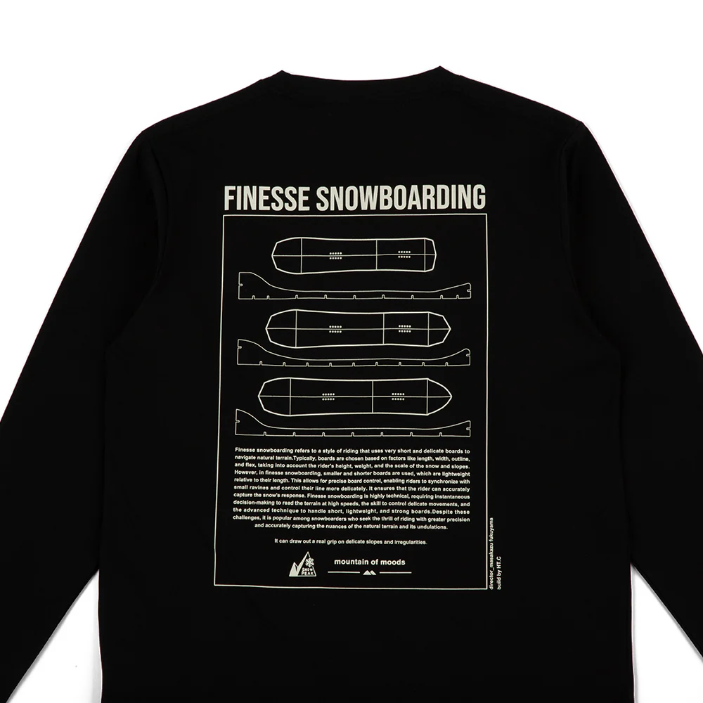 Mountain Of Moods Satoyama Long Sleeve T-Shirt 'Black' - Image 6
