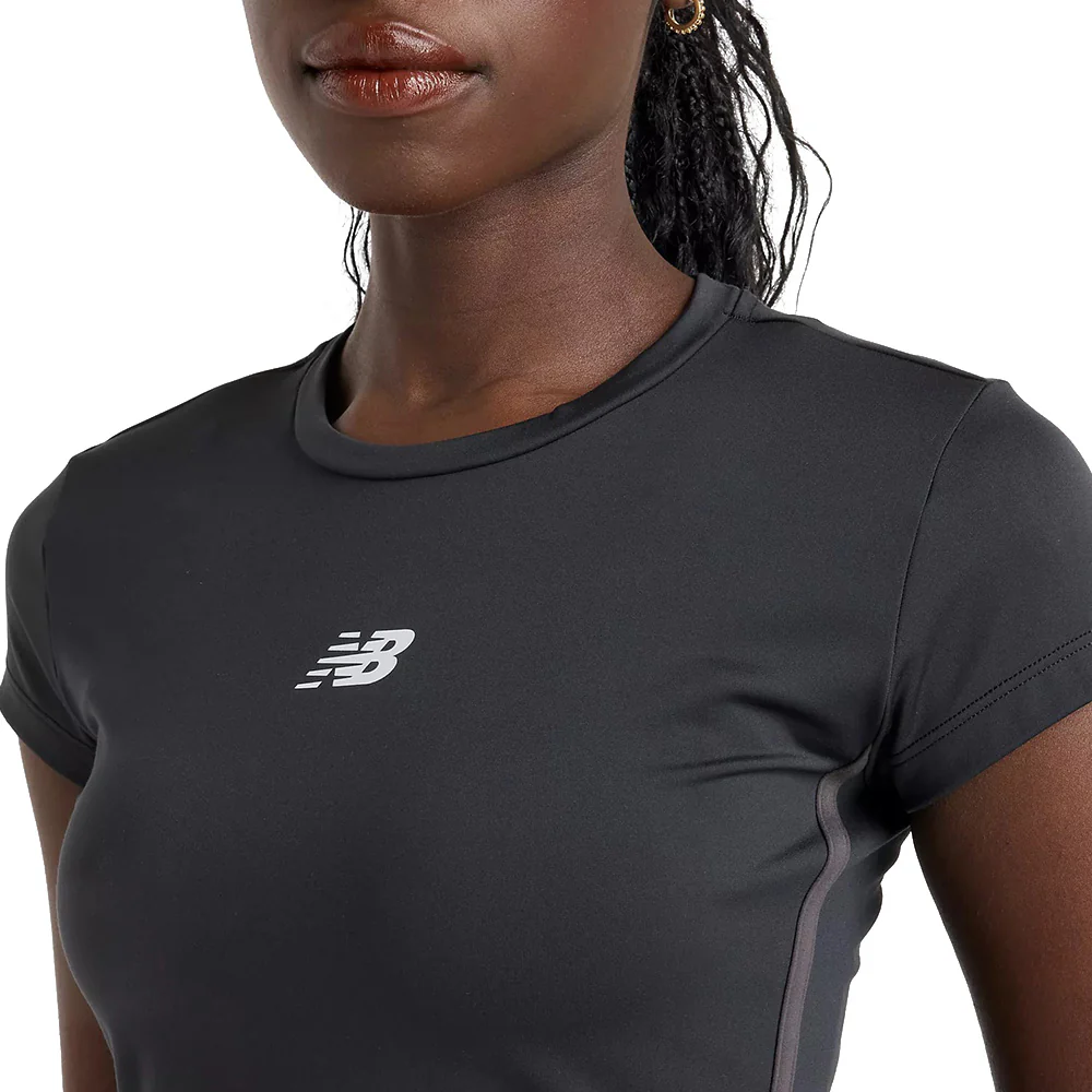 W NB Harmony Fitted T-Shirt 'Black' - Image 5