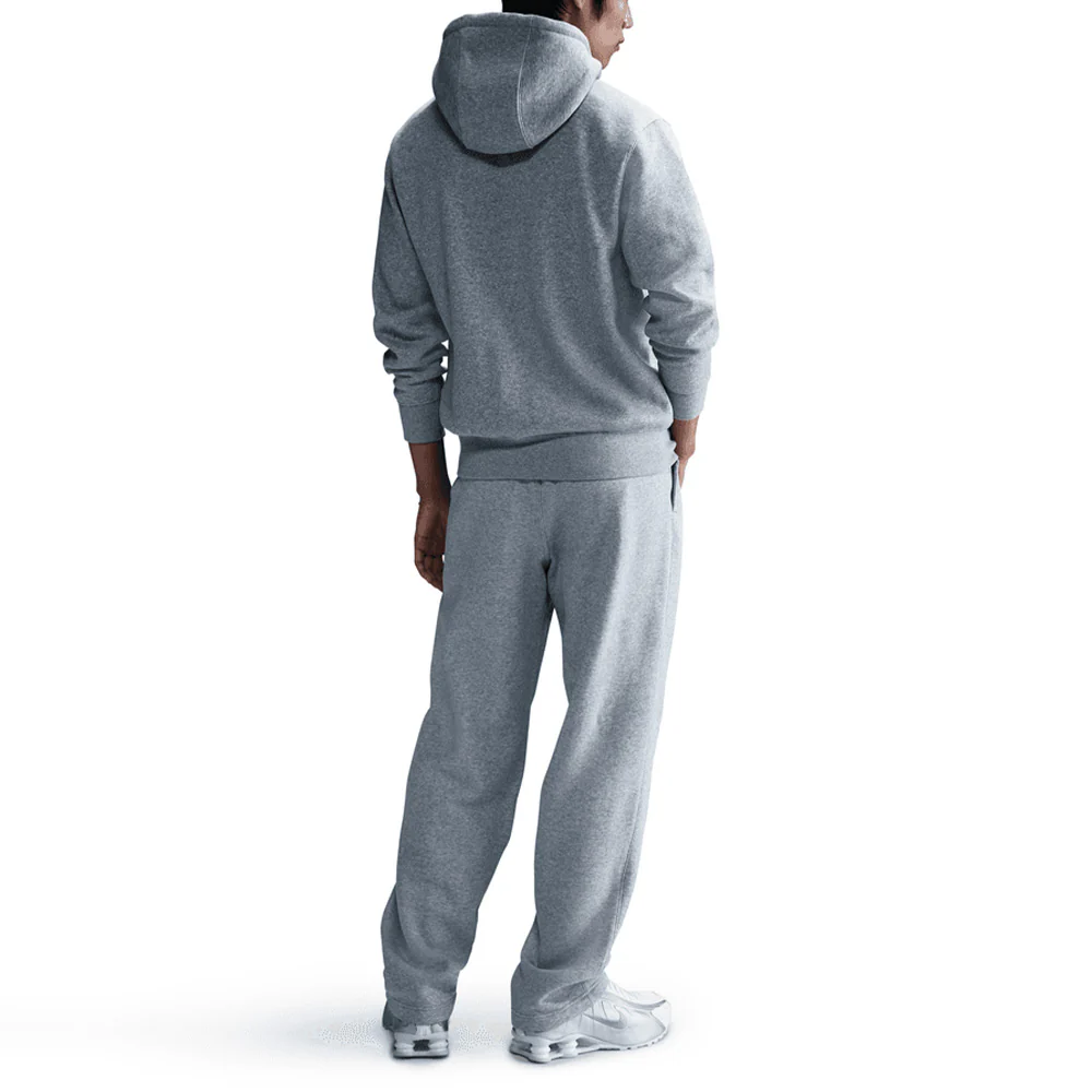 Nike Club Fleece FZ Hoodie 'Grey' - Image 6