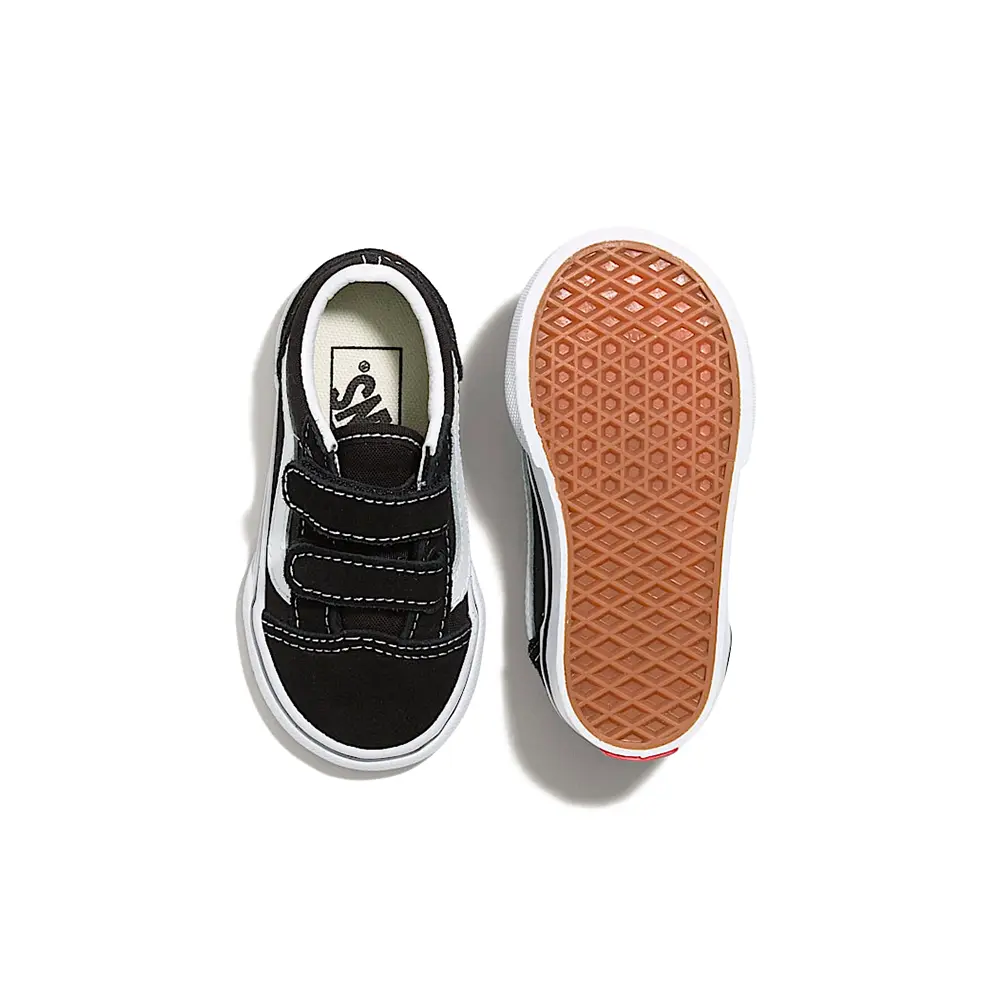 Old Skool Hook And Loop Shoes TD 'Black' - Image 4