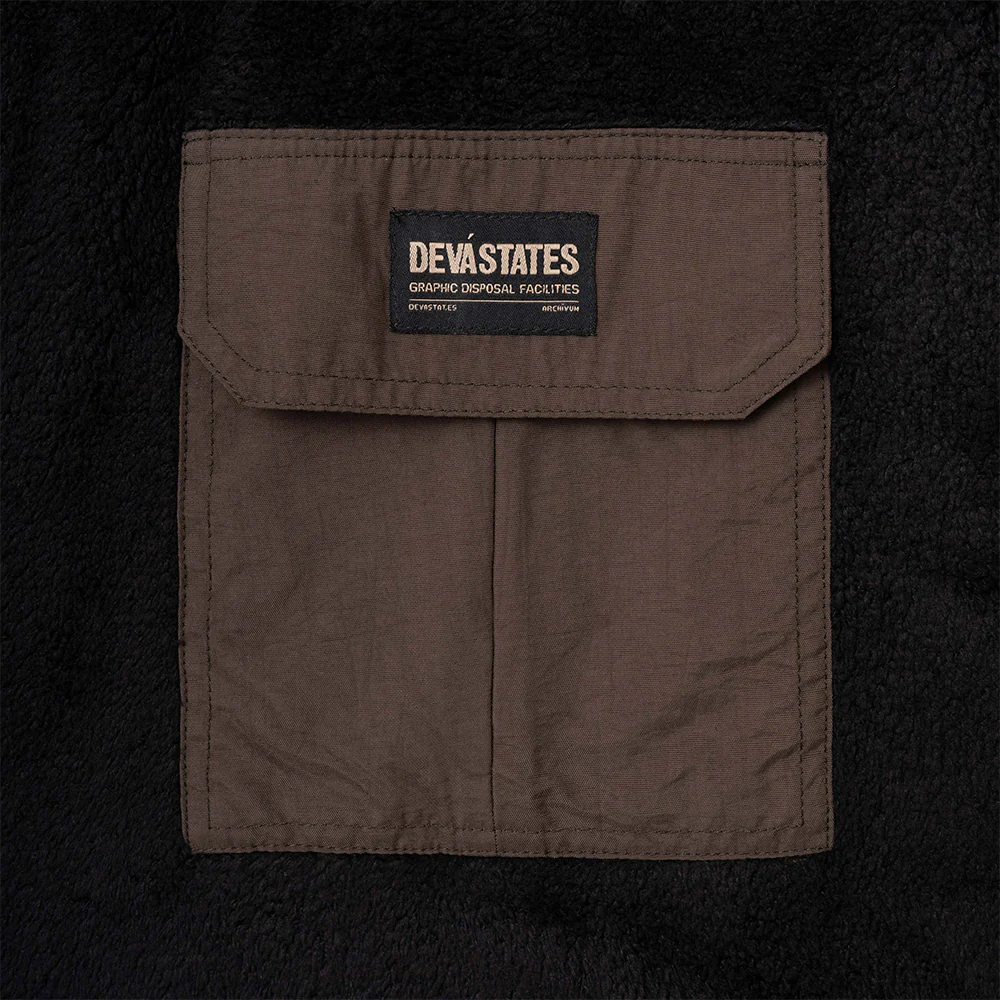 OVERCAST Sherpa Liner Jacket 'Black' - Image 3