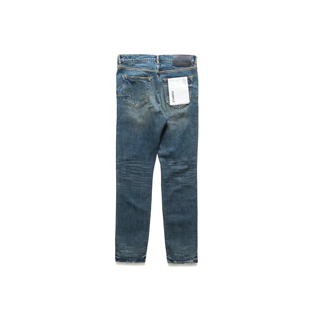 P005 Stratos Vintage Knee Slit Jean 'Dark Indigo' - Image 2