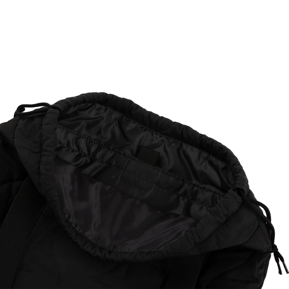 Quilted Ripstop Tote 'Black' - Image 5