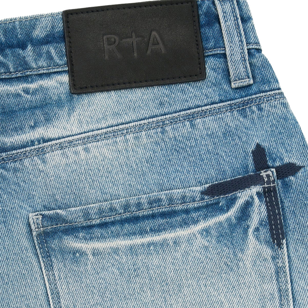 Ricardo Slim Fit Jean 'Blue Steel' 3D Cross - Image 6
