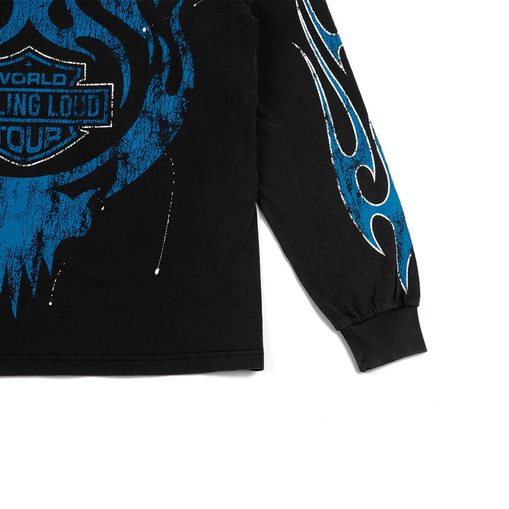 RL Moto Club Longsleeve 'Washed Black' - Image 5