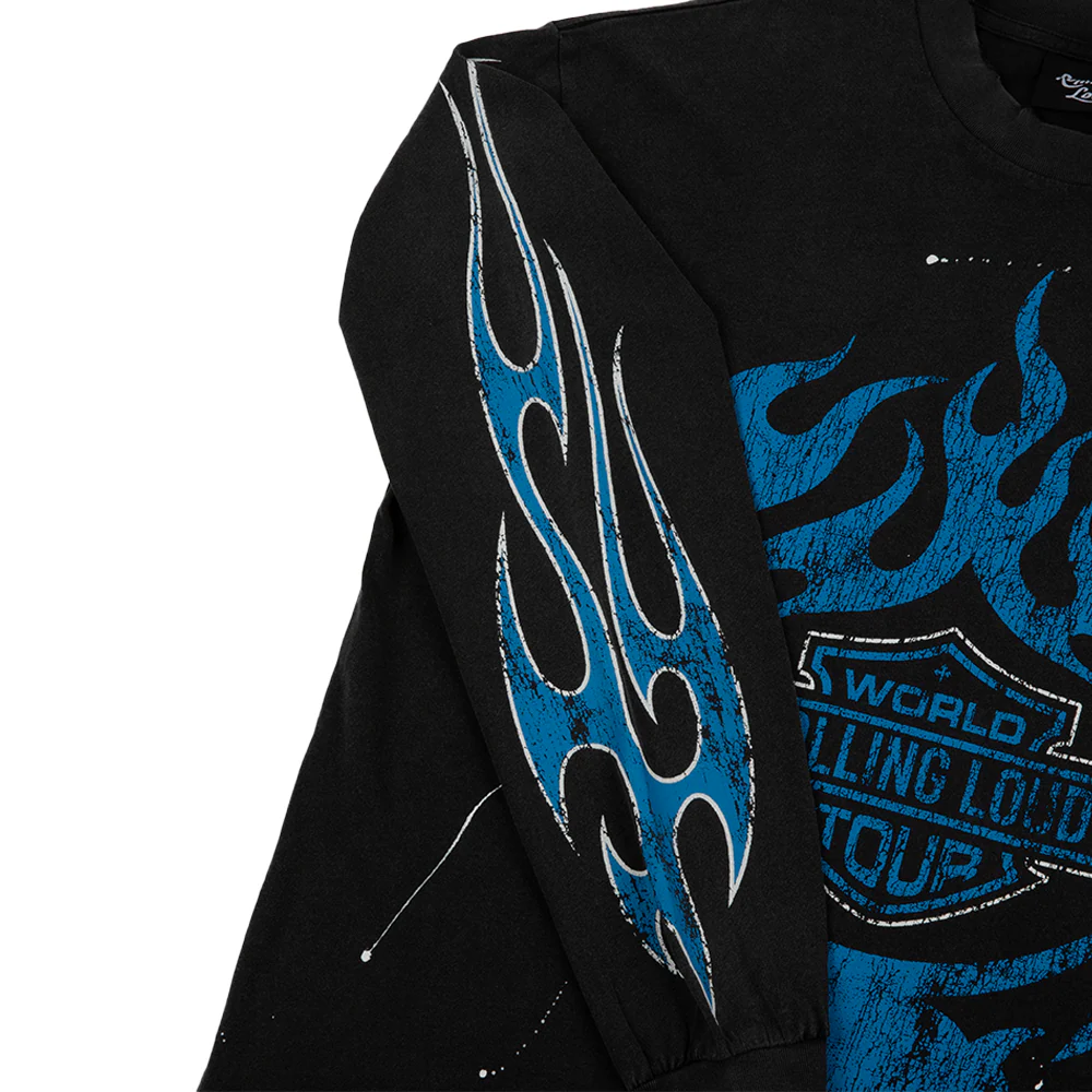 RL Moto Club Longsleeve 'Washed Black' - Image 6