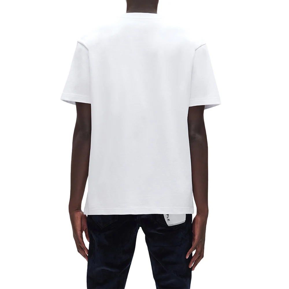 Slab Wordmark Tee 'White' - Image 3