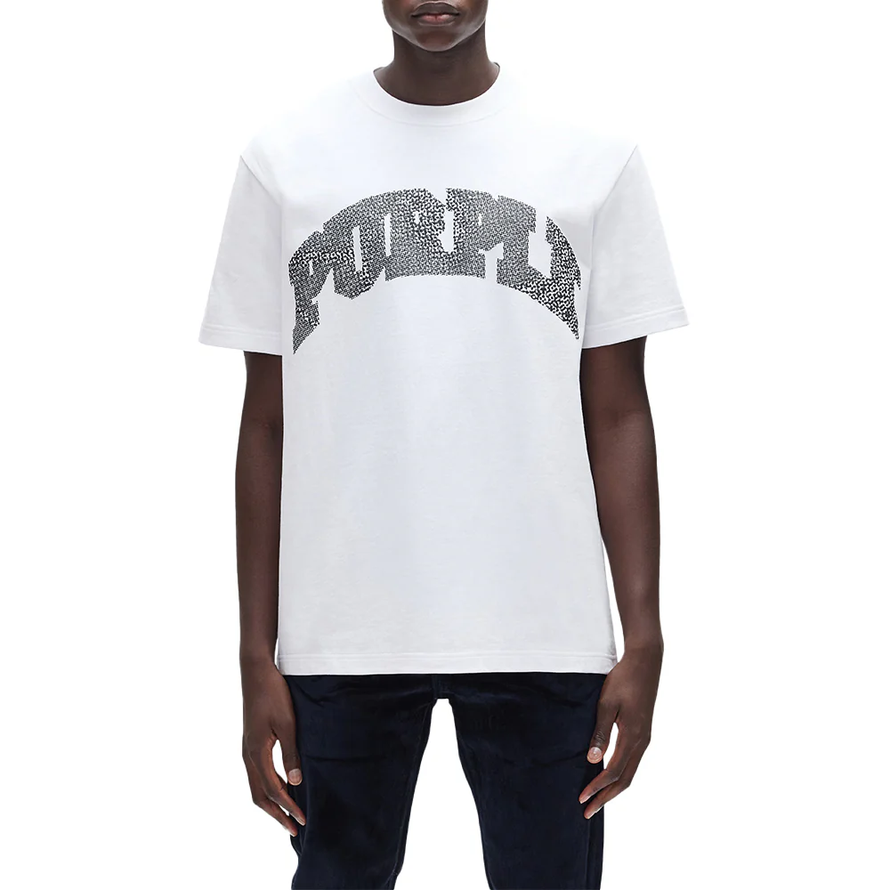 Slab Wordmark Tee 'White' - Image 4