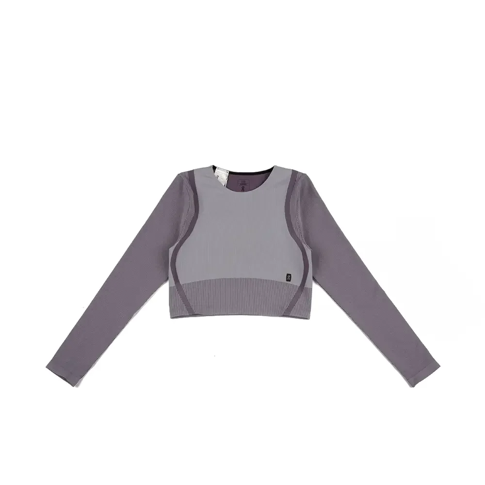Studio Knit Long-T Crop 'Lilac Cosmos'