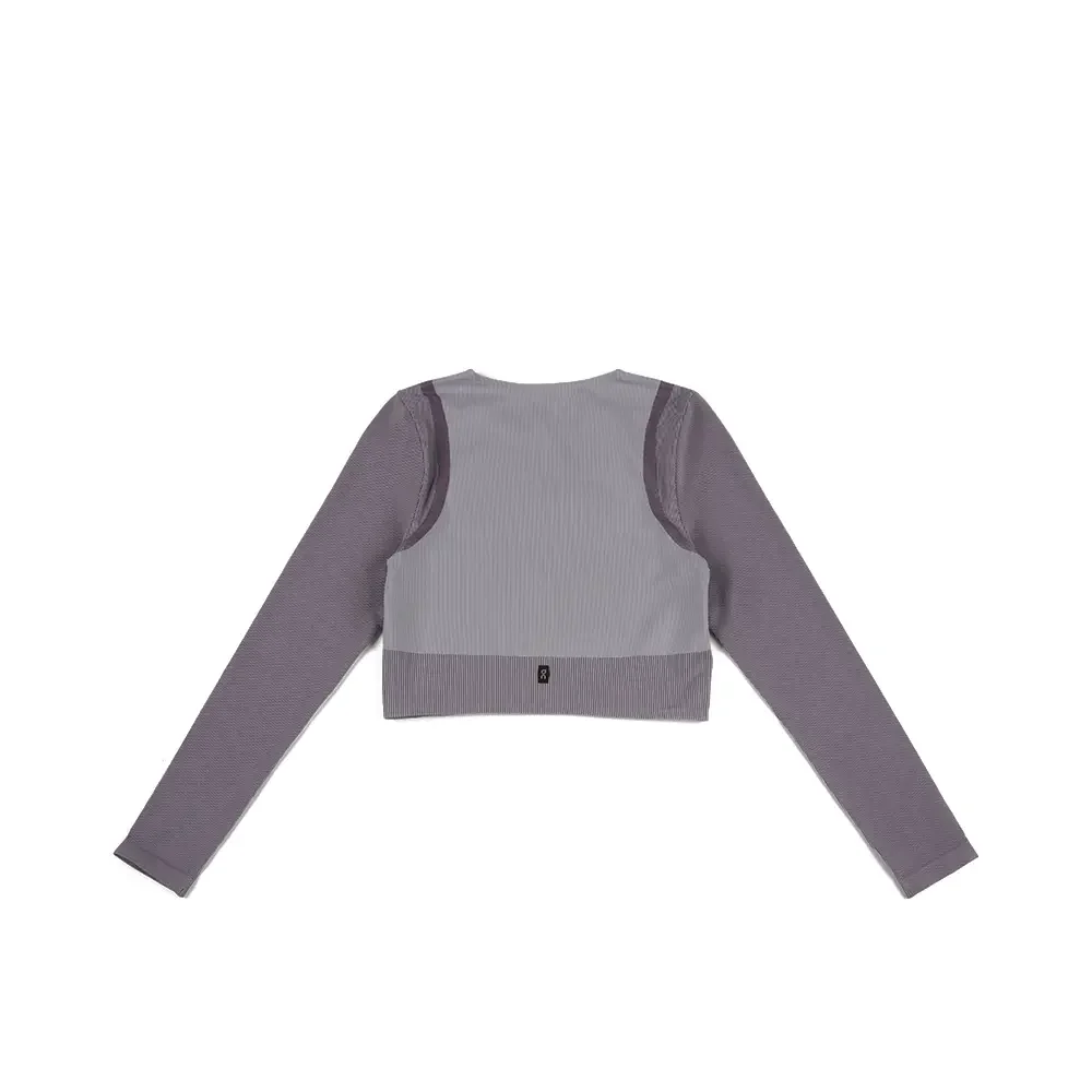 Studio Knit Long-T Crop 'Lilac Cosmos' - Image 2