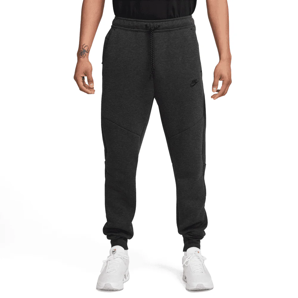 Tech Fleece Joggers 'Black Heather' - Image 8