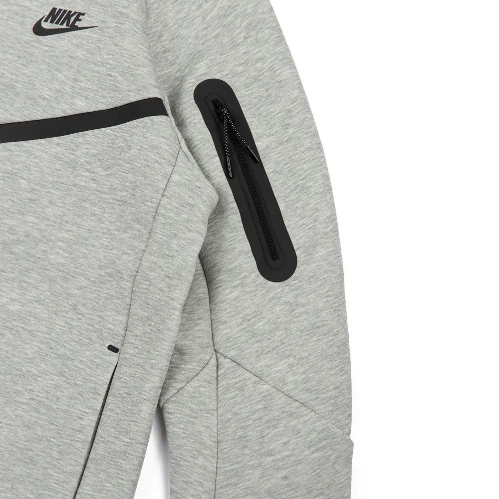 Tech FZ Windrunner Hoodie 'Dark Grey Heather' - Image 4