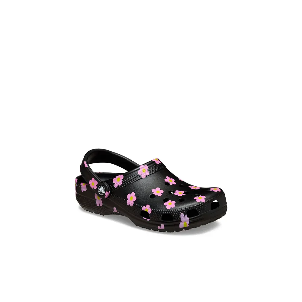 Toddler Classic Flower Clog 'Black' - Image 2