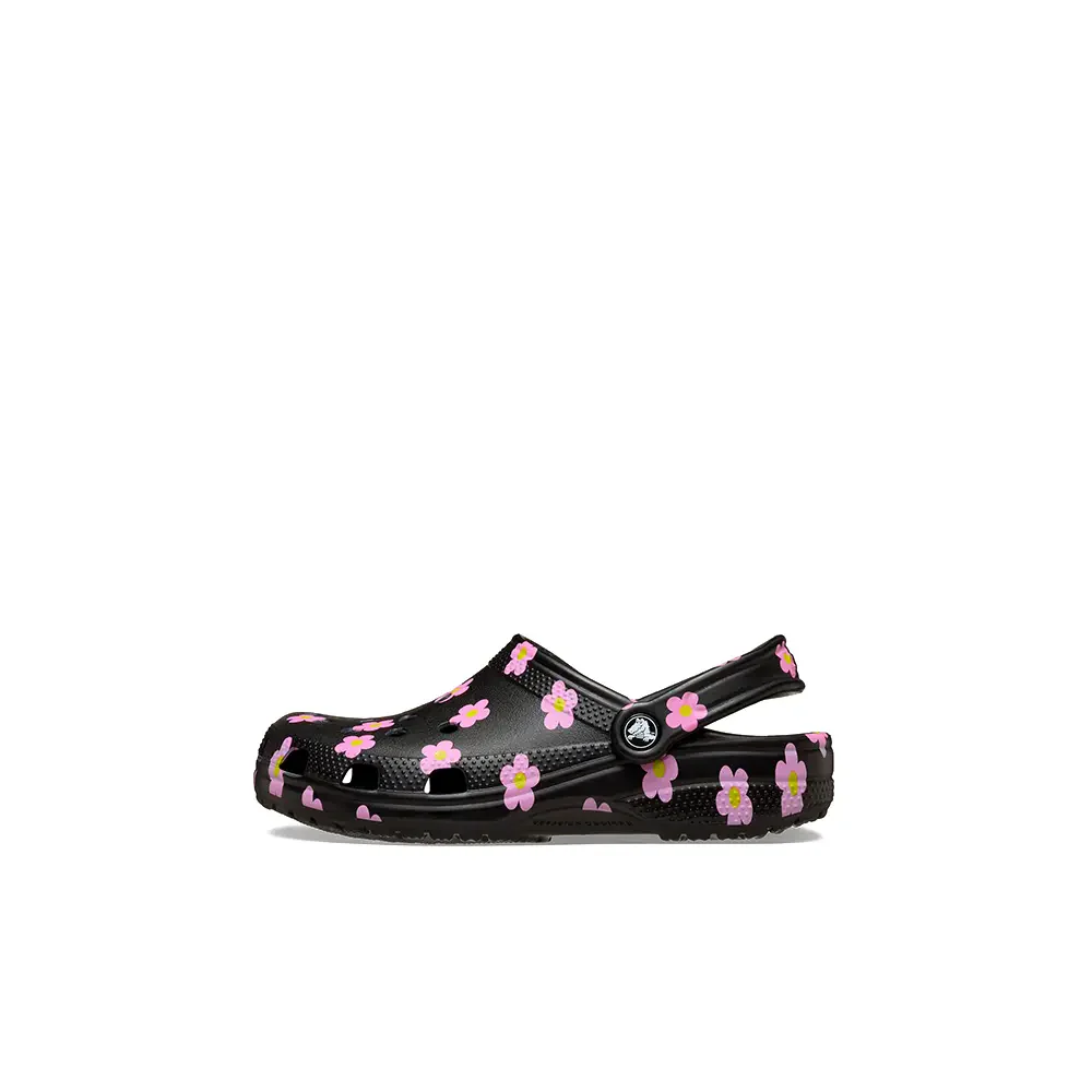 Toddler Classic Flower Clog 'Black' - Image 3