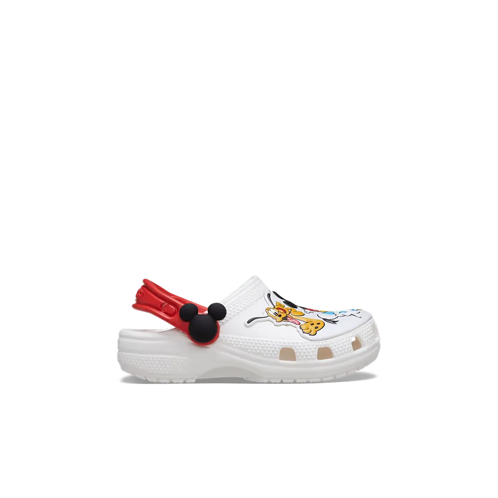 Toddler Mickey and Friends Classic Clog 'White Red'
